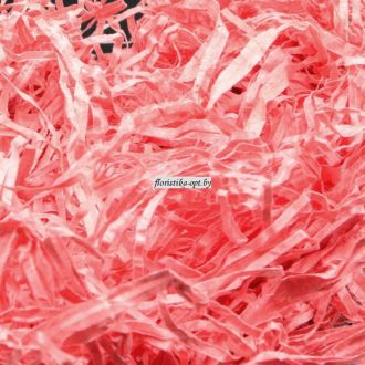 Бумажный наполнитель для подарков 200г розовый